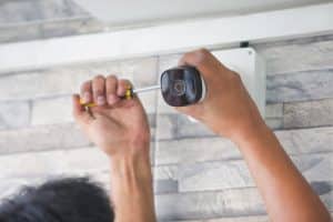 security camera installation