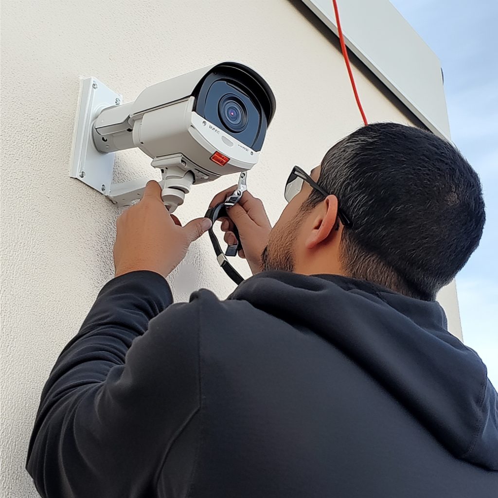 security camera installation