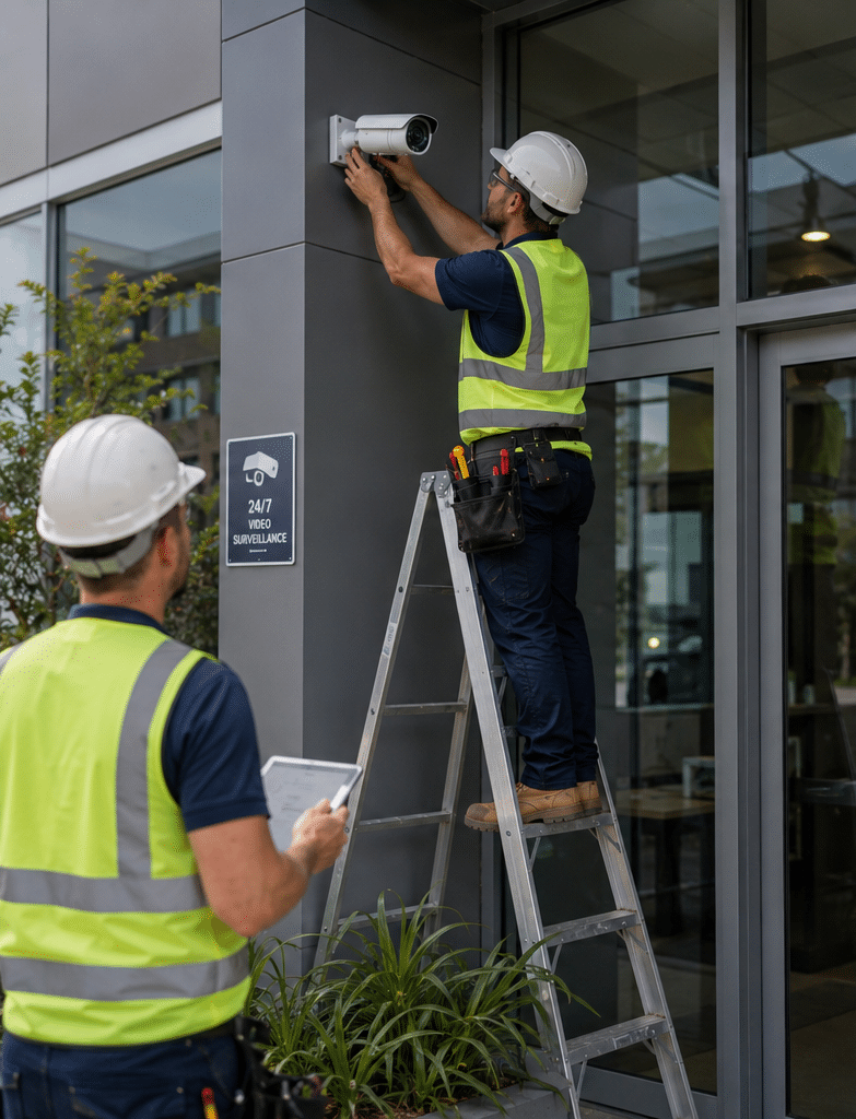 commercial security installation