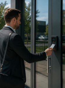 swipe card access control